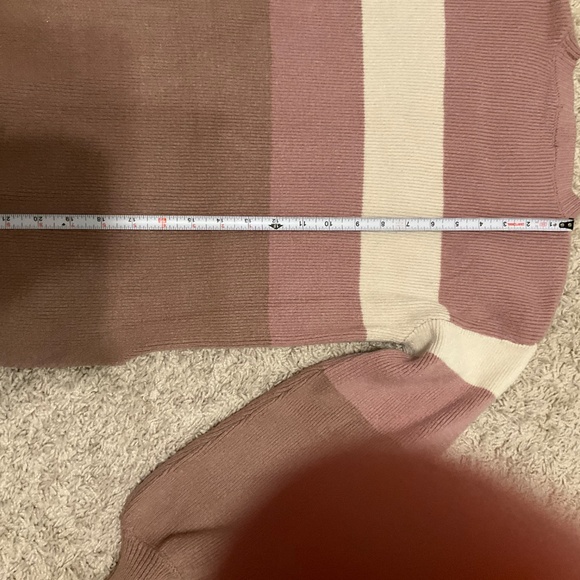 Anthropologie Love + Harmony Colorblock Knit Pullover. Size: M. Multi. - Picture 8 of 9